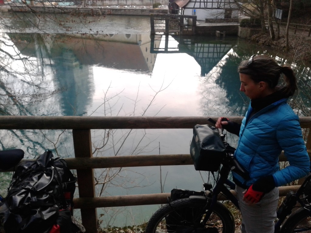 At the Blautopf in Blaubeuren