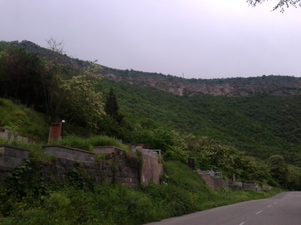 Canyon right after crossing the border into Armenia