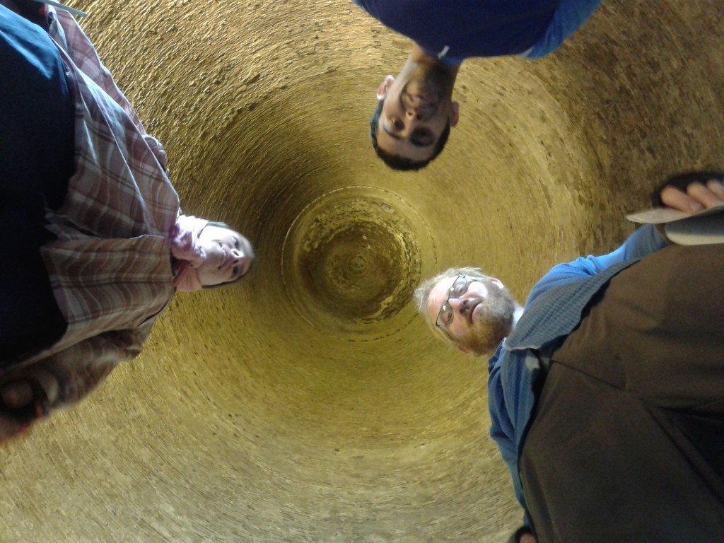 Inside the gonbad tower