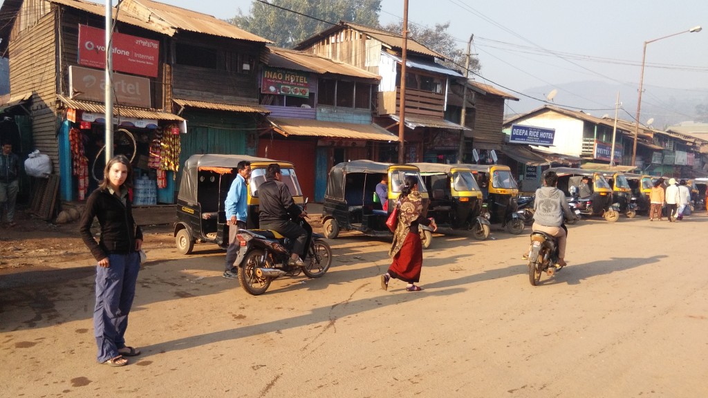 Last picture on Indian side. TukTuks in the border town Moreh