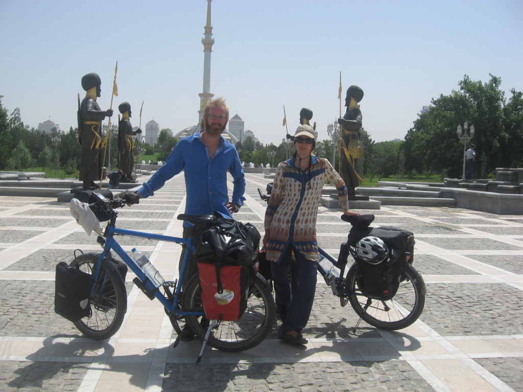 Independance monument - Ashgabat, Turkmenistan