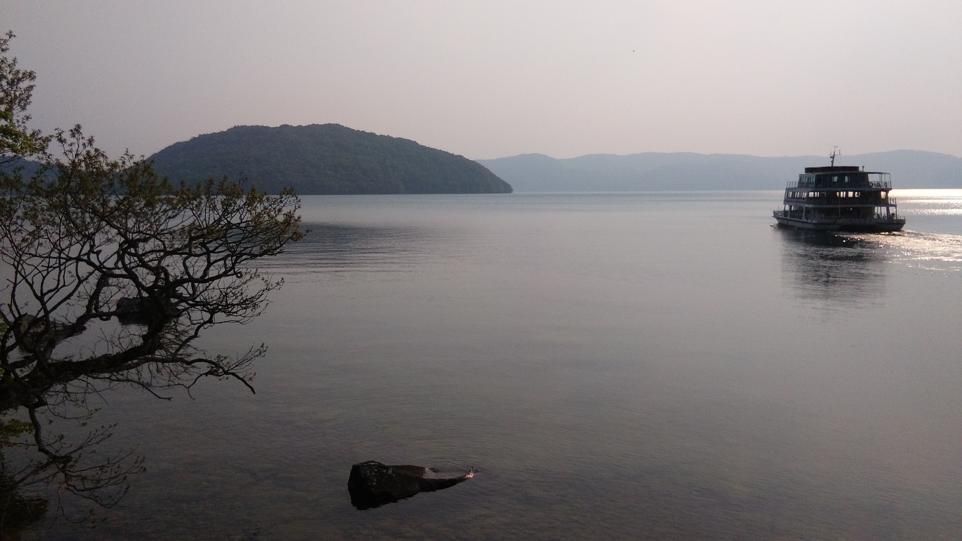 Ferry at lake Towada