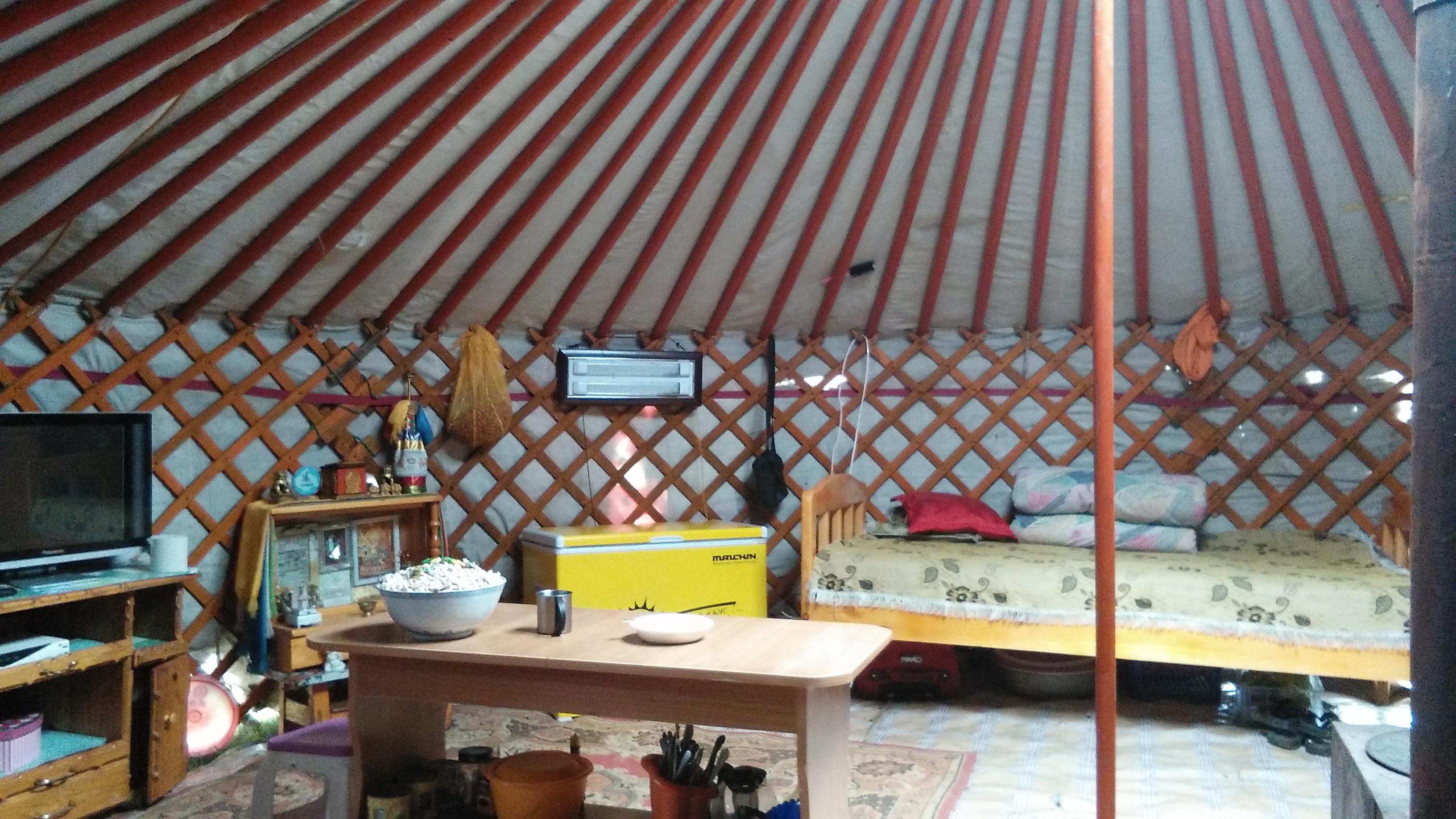 Yurt for sleeping