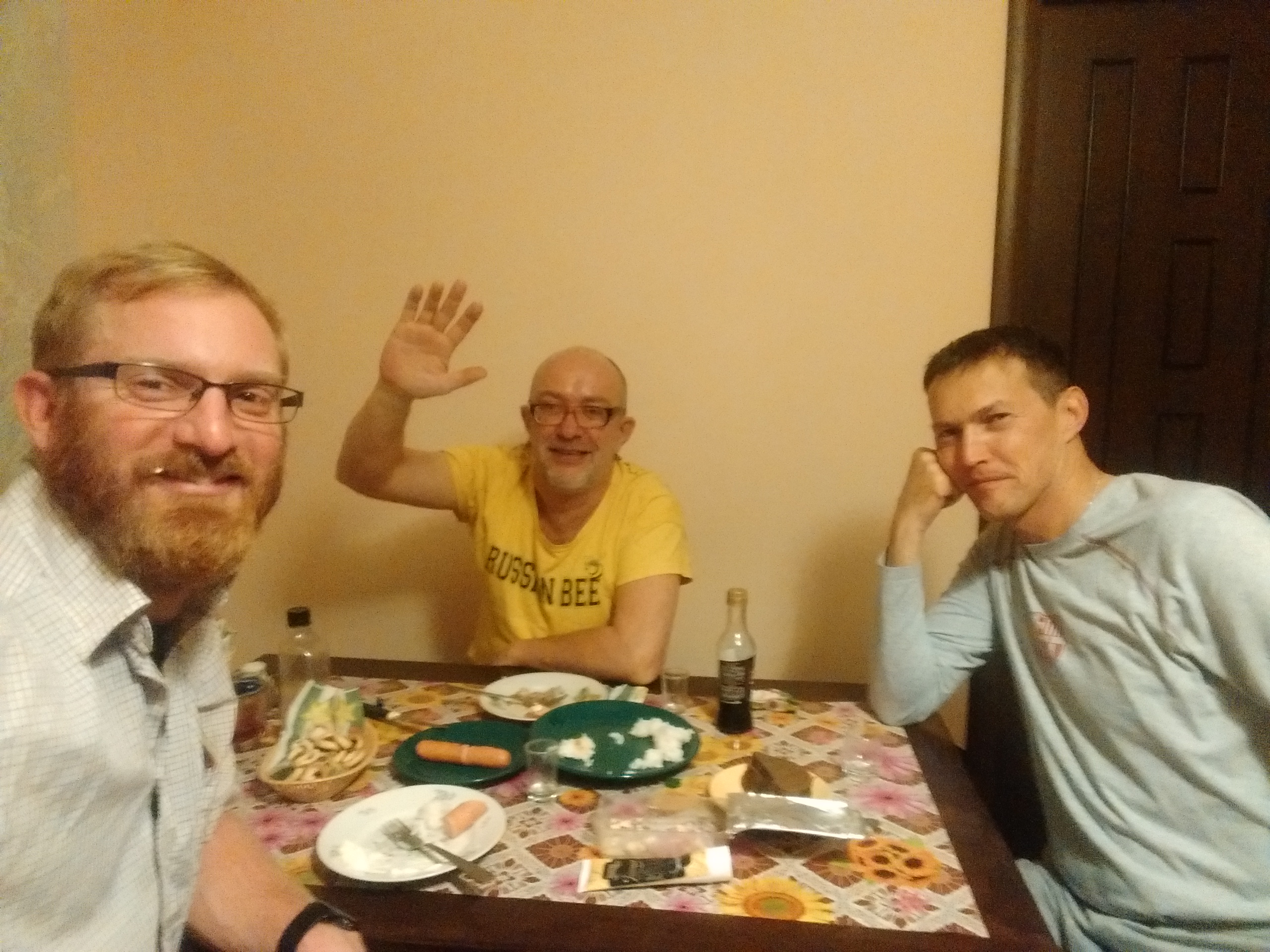 Drinking Vodka with Anatoli and Andrey - Kaluga, Russia