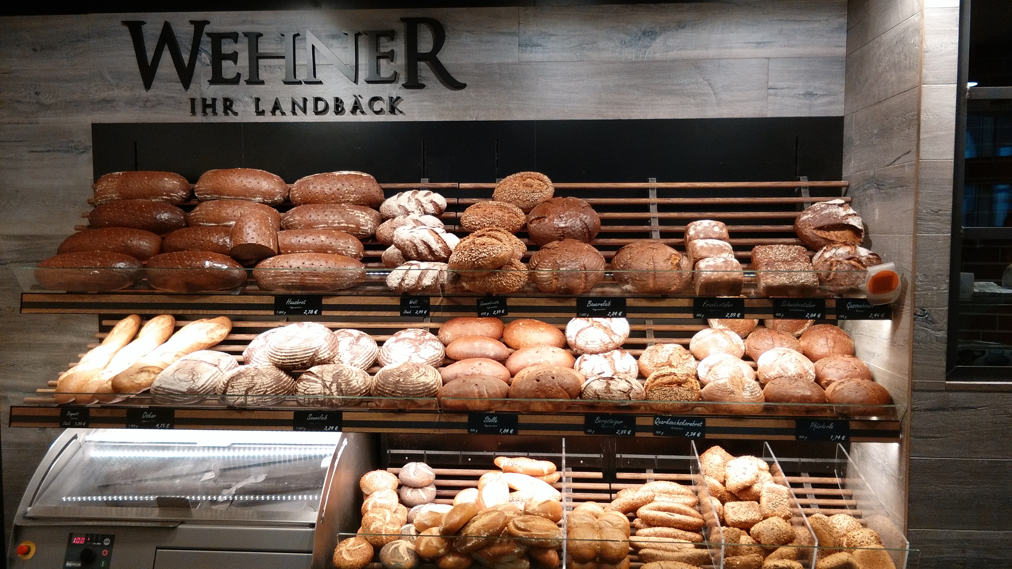 German Bakery in Schweinfurt - Bread. Bread everywhere.