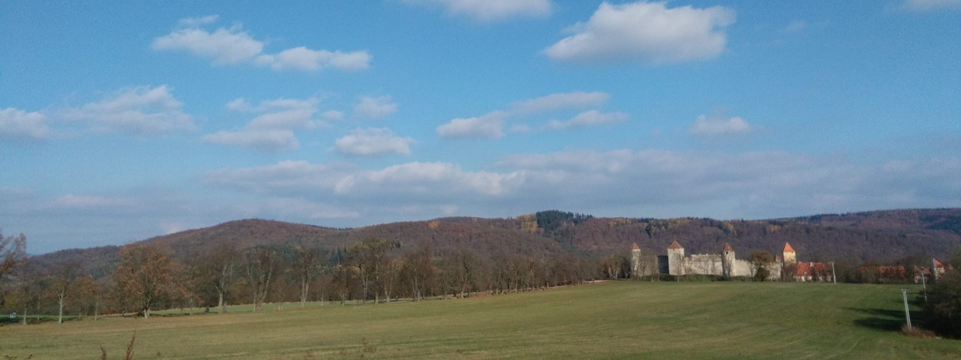 A castle east of Brno